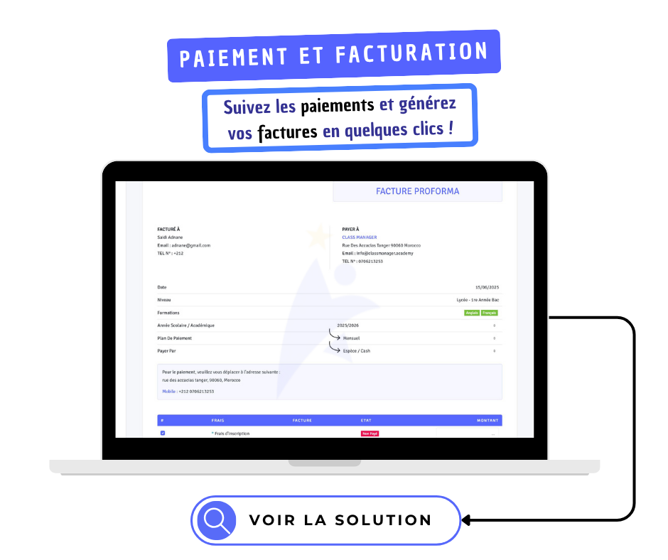Facturation - Class Manager