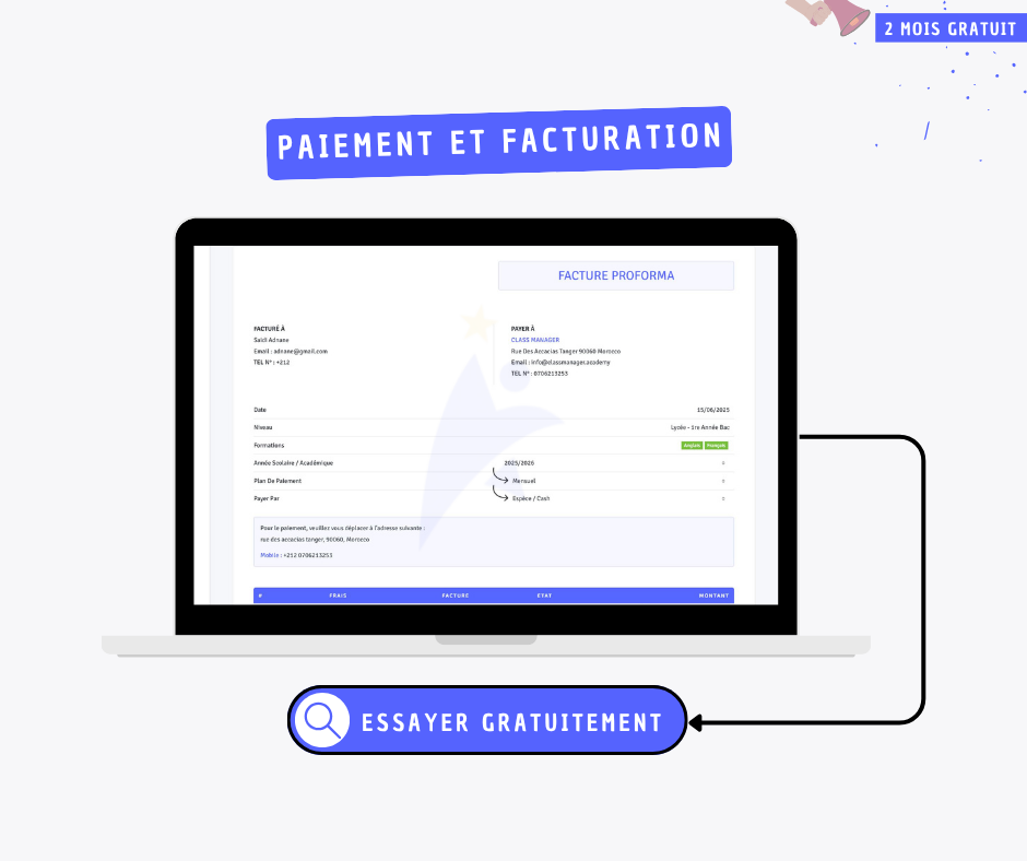 Facturation Et Paiements - Class Manager